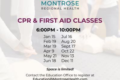 CPR & First Aid Classes
